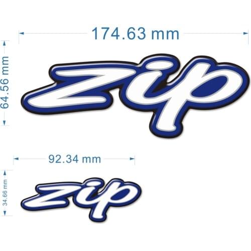 Stickers For Piaggio Vespa Zip 2T 4T 125 SP 50 100 50cc Scooter 3D Emblem Logo Decal