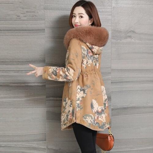 Real Fur Coat Winter Coat Women Fox Fur Collar Sheep Shearling Jacket Women 100% Wool Coats Double Side Wear Jackets MY