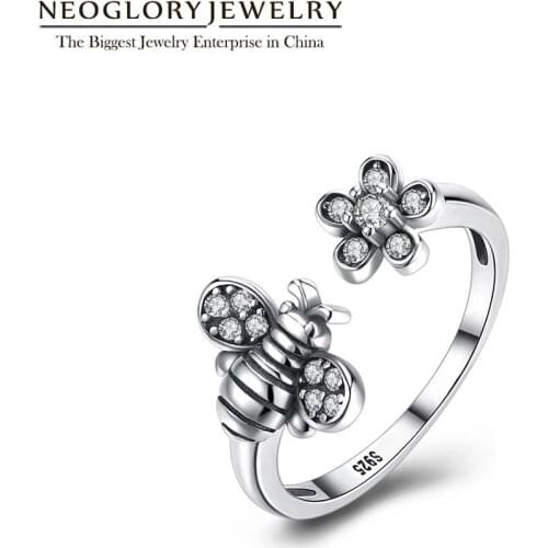 NEOGLORY Rings With Cubic Zirkonia For Women