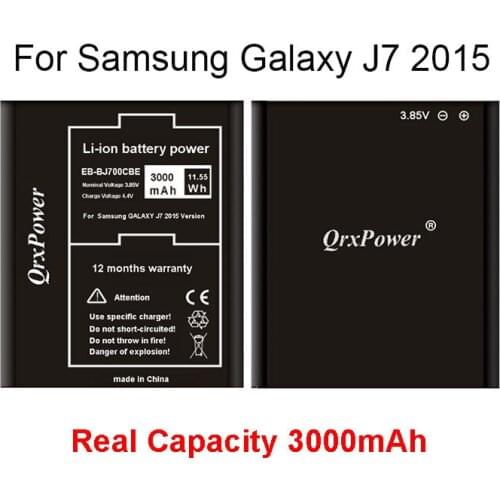 New Phone Battery For Samsung Galaxy J7 Neo 2015 J7009 J7000 J7008 J700F SM-J700f EB-BJ700BBC EB-BJ700CBE With NFC 3000mAh