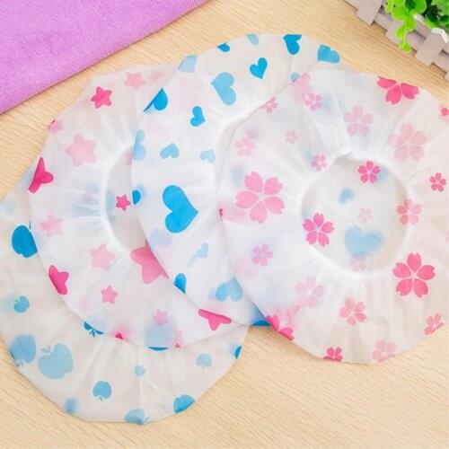 One-time Cute Polka Dot Adult Ladies Bath Shower Cap Japanese-style Thickened Shampoo Shower Cap