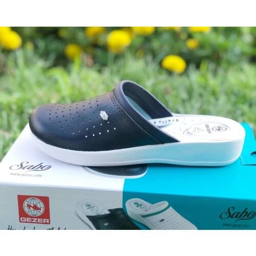 Orthopedic Sabo Slippers Doctor Nurse Hospital Cook Slippers Medical Slippers Heel Spur Reinforced Flat Sole Embossed Slippers