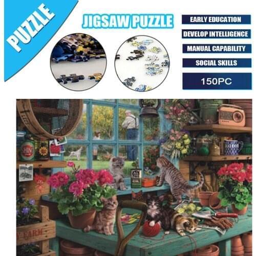 Adults Children Puzzles 150 Piece Large Puzzle DIY Game Assembling For Adults kids Educational Toy Gift Intelligence Develop