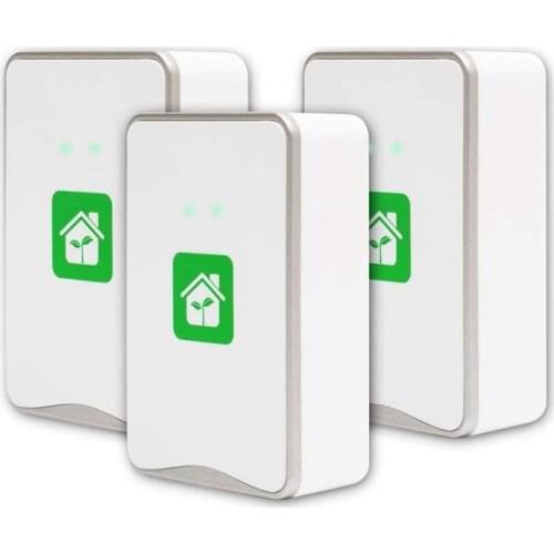Negative Ion Generator Pluggable Air Purifier with Highest Output - Up to 32 Million Negative Ions/Sec, 3 Pack US Plug