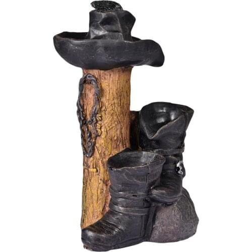 Resin Statues Self-Circulating Water Ornament Garden Decor Patio Resin Statue Resin Crafts Garden Lawn Decorative Ornaments