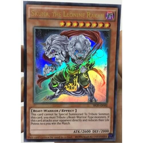 Yu Gi Oh Skuna The Leonine Rakan 2009 Prize English DIY Toys Hobbies Hobby Collectibles Game Collection Anime Cards