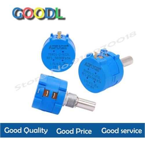 1 1pcs 3590S K 50 20 10 5 2K K K K K 100K ohm Precision Potentiometer Resistor Ajustável 3590 102 103 502 103 203 503 104