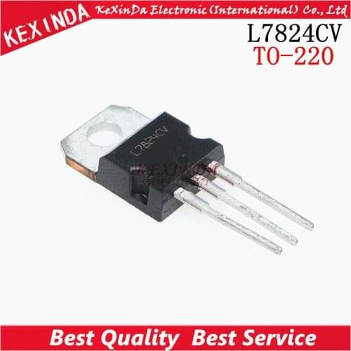 10pcs/lot L7824CV L7824C L7824 7824 TO-220 new and original