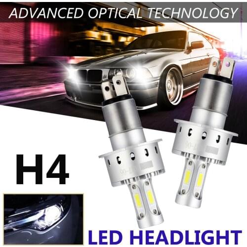 2PCS Car Headlight Bulbs H1 H4 H7 H11 9005 7P LED Car Headlight COB Chips 45W Car Styling DC12-24V 6000LM Waterproof IP65