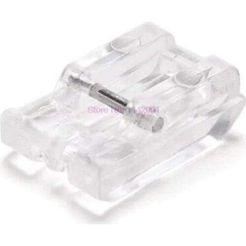 200pcs Invisible Zipper Foot Plastic Household Sewing Machine Parts Presser Foot For Singer Brother White
