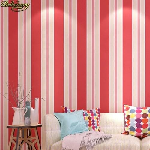 Beibehang papel de parede 3d Modern colored stripes wallpaper for walls 3 d wall papers home decor Living room Bedroom stickers