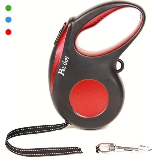 Pet Retractable Leash ABS Large Medium Dogs Automatic Extending Traction Rope3M 5M Length Walking Dog Leash Lead Modern