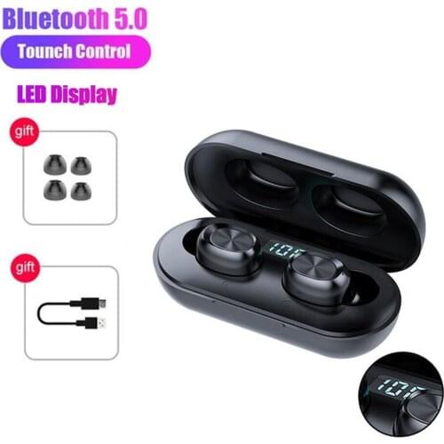 Bluetooth Earbuds Wireless Bluetooth 5.0 Earphone B5 TWS Mini Earbuds With Mic Charging Box Sport Headset For Smart Phone