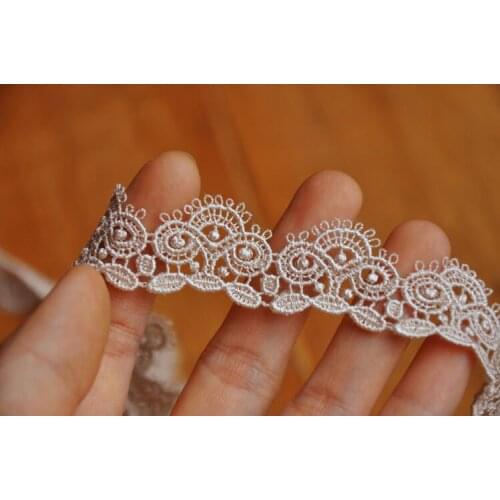 3 Meters/lot 2cm Width Handmade Venise Vintage Victorian Lace Trim 3 Colors Lace Fabric DIY Sewing Clothing