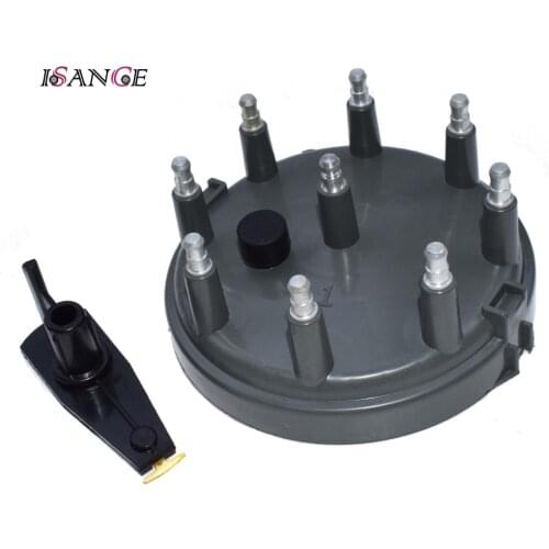 ISANCE Distributor Cap & Rotor Kit V8 For FORD MERCURY LINCOLN 1976-1996 5.0L 6.6L 5.8L OEM# FD168 24079P 5D1138 FD-168X 120223