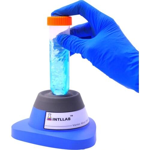 INTLLAB Lab Vortex Mixer, Touch Function Lab Vortexer, Tattoo Ink, Gel Polish, Eyelash Adhesives, Test Tubes and Centrifuge Tube
