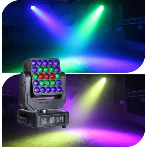 Matrix stage light 25×10W professional DMX512dj beam effect moving head light suitable for disco performance