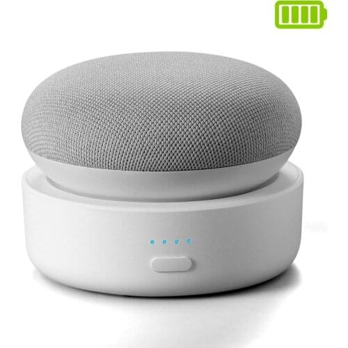N2 Battery Mount For Google Nest Mini 2nd Gen Portable Docking Station Backup Battery For Home Nest Mini 10000mAh 24H Play