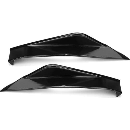 Pair Car Rear Bumper Lip Diffuser Splitter Side Canard Guard Protector For Subaru BRZ Toyota 86 Scion FR-S Black Carbon Fiber