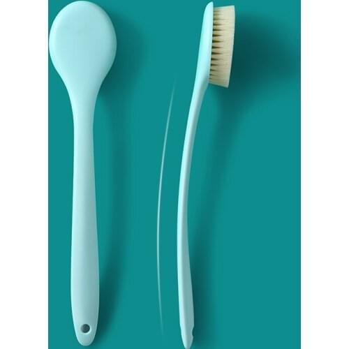 Bath Body Brush Accessories Massage With Long Handle Scrubber For Back Shower Exfoliation Scrubbing Stiff Bristles Women Man
