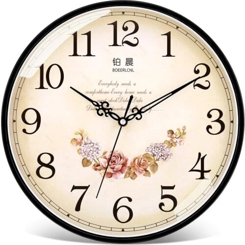 Silent Nordic Wall Clock Vintage Wall Watches Home Decor Bedroom Living Room Decoration Modern Creativity Clocks Undefined Gift