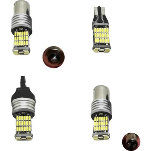 Bright 990 Lumens 1156 1157 T15 T20 LED Bulbs Car Turn Signal Backup Reverse Lights Car Light 1156-4014-45SMD