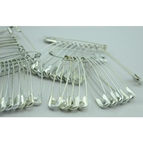 200pcs 45mm Plated Silver/gold Safety Pins Pins Needles Hijab Pin For Hair/wedding/head/bridal Diy Accessories Large Findings