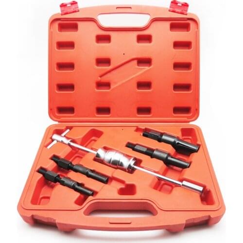 5Pc Blind Hole Slide Hammer Pilot Bearing Puller Internal Extractor Removal Kit