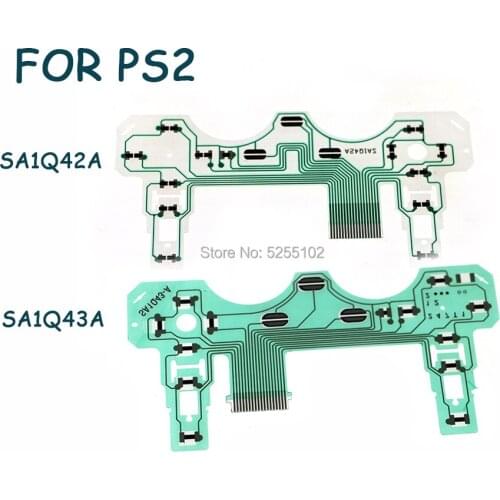 5PCS Circuit Board PCB Ribbon for Sony PS2 H SA1Q43-A Controller Conductive Film Keypad Flex Cable For PS2 SA1Q42A