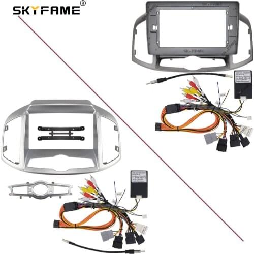 SKYFAME Car Frame Cable Canbus For CHEVROLET CAPTIVA 2012-2016 Android Big Screen Dask Kit Fascia Frame Line