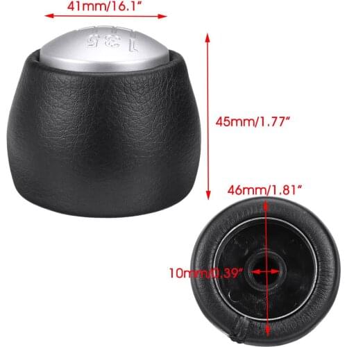Car 5/6 Speed Gear Shift Knob Manual Gear Lever Shifter Gaitor For Alfa/Romeo GT 147 166 3.2 V6