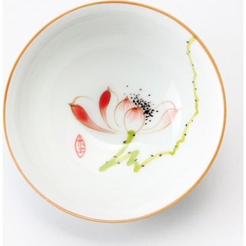 Jingdezhen Tea Cup Hand-painted Ceramic White Porcelain Mug