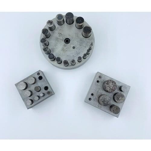 Disc Cutter Circle 5/17 hole Jewelry Punches Holes high-density steel Round Set Jewelry Making Metal Cutting Forming Pendant