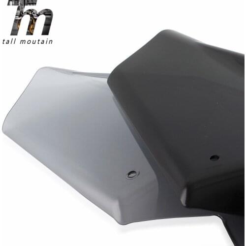 Duke 390 Windscreen Windshield with Bracket Holder For 2017 2018 2019 KTM KTM Duke 125 390 RC Black Smoke Motorcycle Accessories