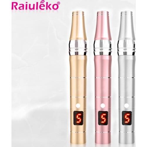 Electric Micro Tiny Needles MYM MTS Professional Wireless Electric Skin Care Kit Tools Microblading Bayonet Tattoo Gun Tools Pen