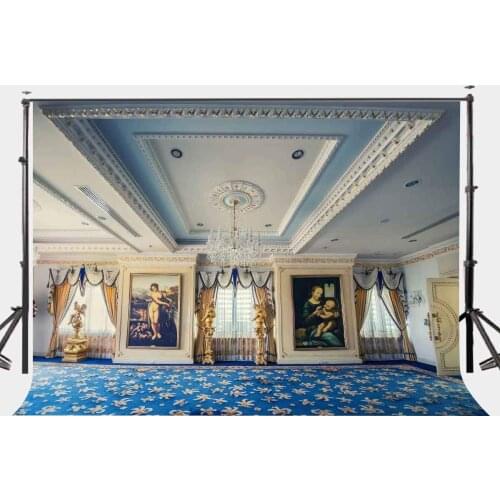 7x5ft Backdrop Elegant Indoor Scene Backdrop Wall Painting Photography Background Studio Props