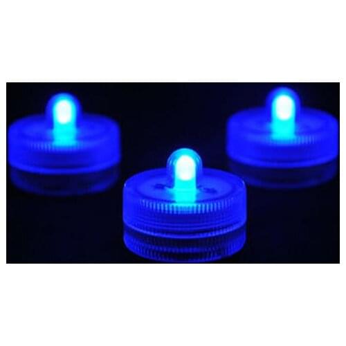 Hot 12 LED Submersible Waterproof Wedding Decor Party Tealight Flameless For Wedding party Free shipping