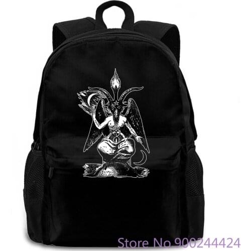 Art Baphomet Eliphas Levi Hipster Harajuku Brand Brand women men backpack laptop travel school adult student