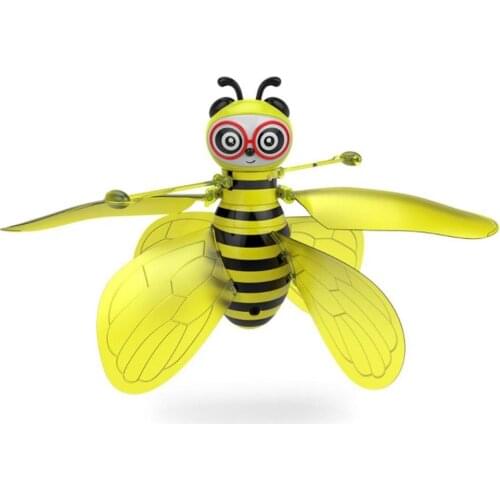 Bee RC Aircraft Infrared Remote Control Aircraft No Induction Mini Romote Camera Bee Cute Indoor Hover Toys Universal Stabl D1N3