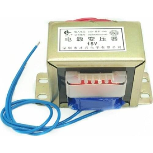 EI76 copper power transformer 80W/VA 220V to 6V/9V/12V/15V/18V/24V/30V Single voltage (output two wires)