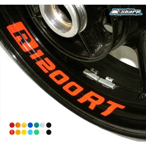 Motorcycle Wheel Sticker Decal Reflective waterproof Rim moto decal Suitable for BMW R1200RT r 1200rt r1200 rt