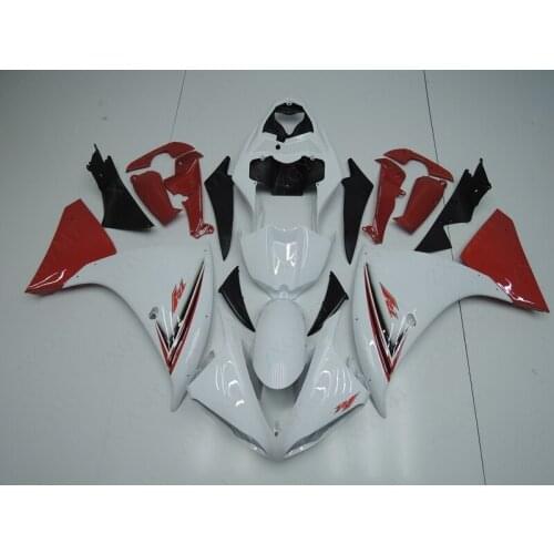 Motorcycle Fairing YZF R1 2009 - 2011 White Red Fairings YZFR1 10 11 Bodywork YZF1000 R1 2010