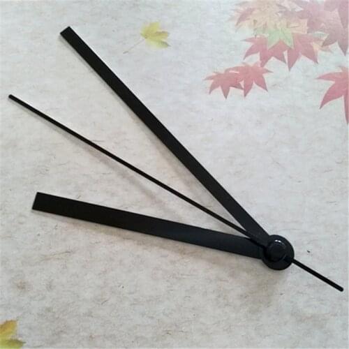 Wholesale 100SETS Clock Quartz BLACK Metal Clock Needle DIY Repair Wall Clock Accessories