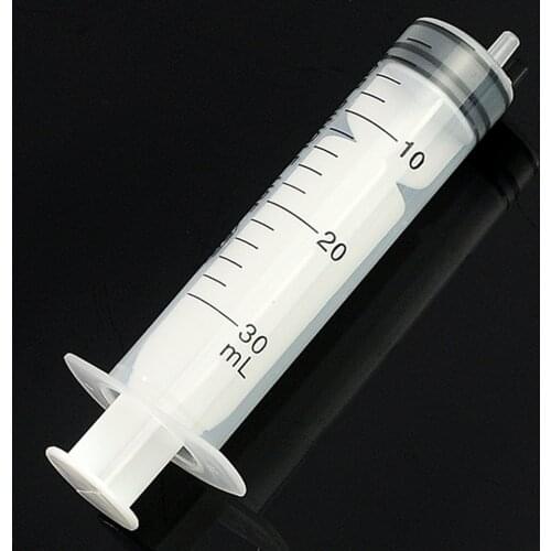 5Pcs Translucent Measuring Syringe 30ml Plastic Syringe Measuring Nutrient Hydroponics For Pets Cat Feeding Accessories