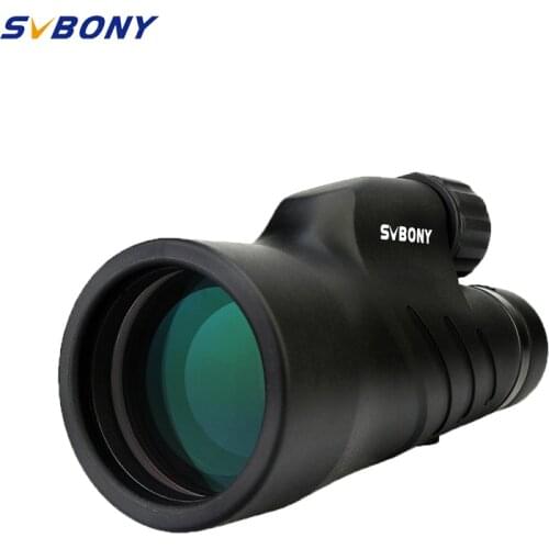 SVBONY 12x50 Monocular BaK4 Prism Full Multi-coated Telescope IPX7 Waterproof Travel Telescope Hunting Binoculars F9338D