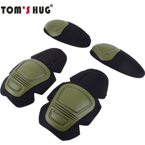 Tactical Knee Pads & Elbow Pads Frog Outfit Equipment Military g2 g3 Combat Uniform Paintball Air Gun Interpolation Protection