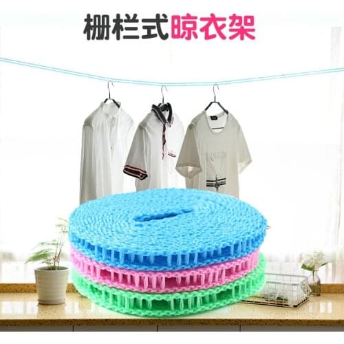 3M/5M Outdoor Windproof Clothesline Travel Retractable Rope Washing Line Outdoor Camping Drying Clothes Hanger Rack Line Rando