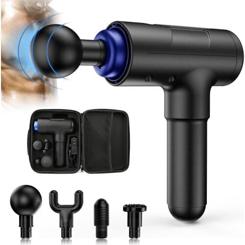 2020 Youmay Low Noise Massage Gun Fascia Gun Sport Therapy Muscle Massager Body Relaxation Pain Relief Slimming Shaping Massager