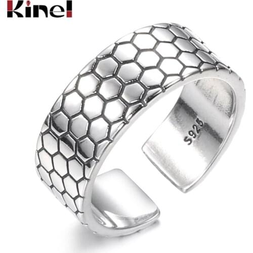 Kinel Hot Sale 925 Sterling Silver Rings Woman Jewelry European Original Wedding Fashion Brand Ring Gift bijoux 2020 New