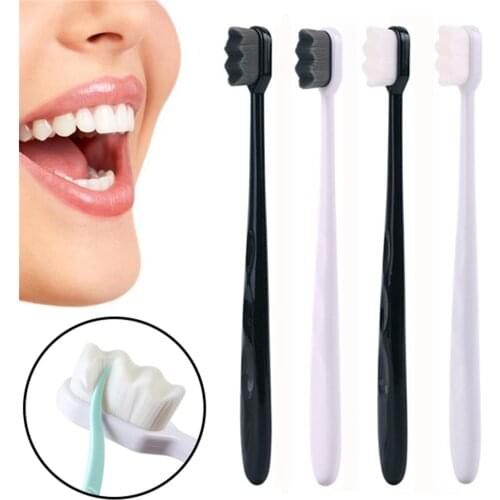 3 Pcs Ultra-fine Super Soft Toothbrush for Sensitive Gums and Teeth Portable Eco-friendly Brushes Oral Cleaning Care Supplies